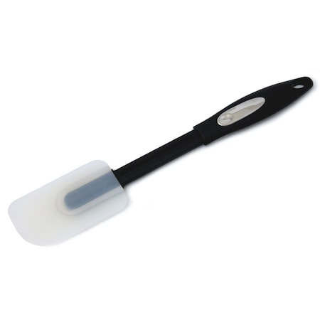 Chef Craft Chef Craft Black/White Silicone 12-1/2 in. Spatula 21214